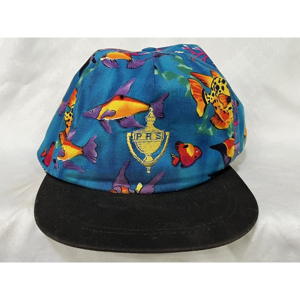 Vintage Imperial P.R.S. Baseball Hat Union Made in USA Beach Skater EUC Vibrant